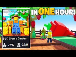 I Made Grow a Garden in 1 Hour..