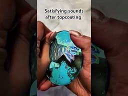 do you enjoy these sounds? removing liquid latex from epoxy resin coasters