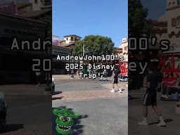 AndrewJohn100's 2025 Disney Trip! #shorts #disneyland #amusementpark
