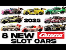 Exclusive look: 8 unreleased 2025 Carrera 1/32 digital slot cars!!