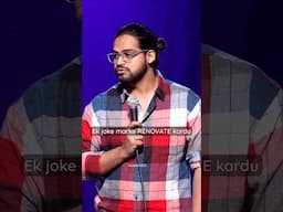 1 Joke = Free Renovation #standupcomedy #standup #comedyvideo #youtubeshorts #kunalkamra