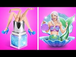 NEW 123 GO!🧜‍♀️ BARBIE'S MAGICAL MERMAID MAKEOVER! (She's UNRECOGNIZABLE! ✨)