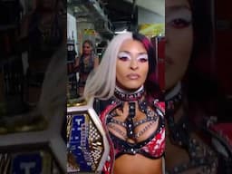 Tensions are definitely rising between Zelina Vega & Giulia! 😅 #WWE #SmackDown