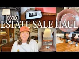 HUGE Thrifted Home Decor Haul + Estate Sale Shopping!