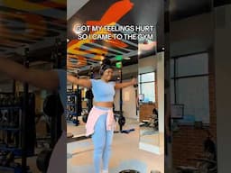 Got my feelings hurt, so I came to the gym #revengebody #gym