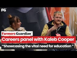 Careers panel with Kaleb Cooper at LAMMA Show 2025, showcases vital need for education