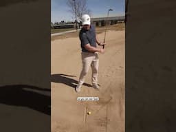Easy Drill to Get out of The Bunker Every Time #golf