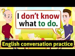 Practice English Conversation (Family life) Improve English Speaking Skills