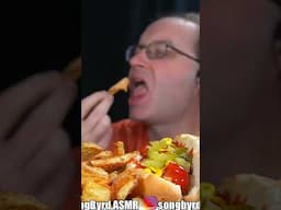ASMR HOT DOGS MUKBANG #shorts
