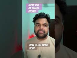 Japan 🇯🇵 visa approved on salary profile 2025