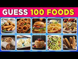 Guess The Food in 3 Seconds 🍕🤔 100 Popular Foods & Meals