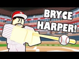 BRYCE HARPER Hits HOME RUNS in Roblox HCBB!