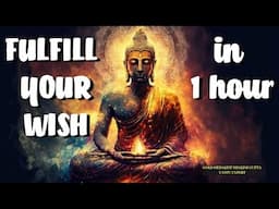 MIRACLE MANTRA, fulfill your wish in 1 listen only in 1 hour budhist mantra