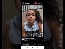 Malu Trevejo talking about Ryan Garcia instagram live 25 october 2020