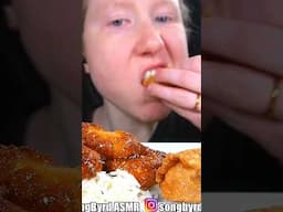 ASMR ORANGE CHICKEN MUKBANG #shorts