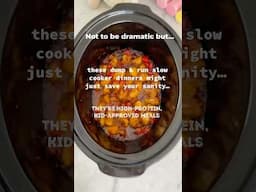 High protein slow cooker recipes for the win! #slowcookerrecipes #quickhealthymeals