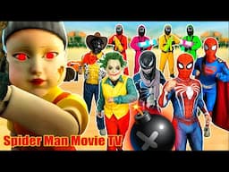 Crisis total: Spider-Man, Venom y Joker en el juego mortal de Squid Game