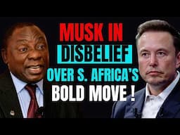 Musk in Disbelief Over South Africa's Bold Move Against Starlink Operations!