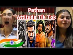 Pakistani Pathan Trending Attitude Edits Reaction 🔥😍 | PATHAN ATTITUDE 🔥😈 | Indian Reaction