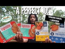 This VEGAN Review changes everything! | Lightlife chicken, Good Catch seafood, Actual Veggies burger