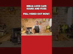 Ninja Luxe Cafe Issues And Fixes- Full Video Out Now #coffee #coffeemachine #barista