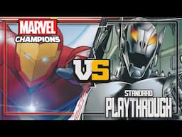 Iron Man vs Standard Ultron - Marvel Champions True Solo Playthrough