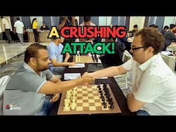 HE SACRIFICED EVERTHING! 🔥🤯Abhijeet Gupta's genius attack against Mihail Nikitenko | Delhi GM 2025
