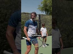 This tip is very important: cut the trajectory  #tennis #tenniscoach #tennistips