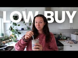 finding balance on my low buy year