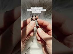 How to knit the #Norwegianpurlstitch #knittingforbeginners #norwegianpurl #knittingtutorial