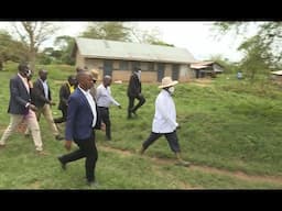The fastest walk of President Museveni #walking #fastest #football #uganda #president