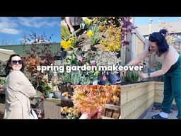 a *BIG* garden makeover 🌷 DIY planters & Fresh Spring Vibes