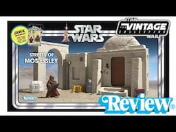 Star Wars The Vintage Collection Streets of Mos Eisley Playset Review!