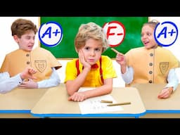Giant Cardboard School Adventures for kids