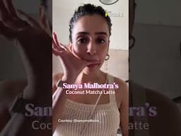 Sanya Malhotra Can’t Get Enough of Matcha & We Have Receipts!🍵#shorts #sanyamalhotra