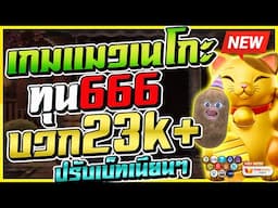สล็อตแมว ทุน 666 บวก 23k+ ปรับเบ็ทเนียนๆ ! | Lucky Neko สล็อตทุนน้อย สล็อตแมวpg