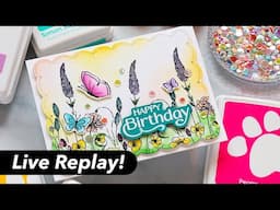 Coloring Stamps with Stencils! Creating a Birthday Card