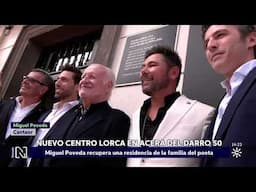 Miguel Poveda Inauguración del Centro Cultural Federico en Granada CCFG Canal Sur Granada
