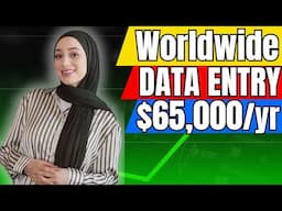 12 Data Entry Remote Jobs Hiring WORLDWIDE (No Phone, Flexible Hours) Work From Home Jobs 2025