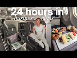 24 Hours in the Worlds Best Business Class | Travel Vlog