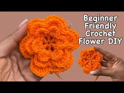 Beginner friendly Crochet Flower