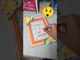 WHO is the best mom?🤔 mother's day gifts idea 🤓💡#diy #mothersday #gift #ideas #shorts