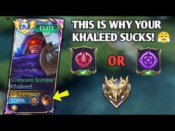ONLY KHALEED MAINS CAN USE THIS BUILD!  BEST DAMAGE HACK BUILD FOR KHALEED! 🔥😱