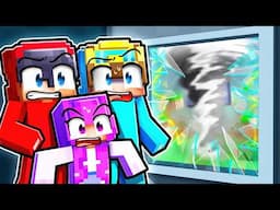 We Survived a TORNADO in Minecraft!