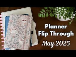 May 2025 Planner and Journal Flip Through - Big Happy Planner, Junk Journal, Work Planner