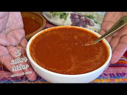 🔴 Deliciosa y Picante Salsa Taquera Roja! El Secreto de las Taquerias💥