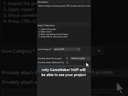 How to Report a GameMaker Bug