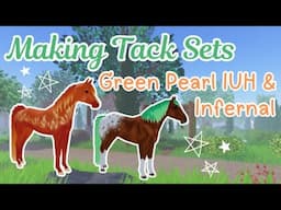 Making Tack Sets for *GREEN PEARL IUH & INFERNAL ARABIAN!* | Wild Horse Islands