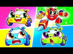 Little Baby Superhero Cars! ⚡ Super Rescue Team! Funny Kids Songs & Nursery Rhymes | Toonzey Songs