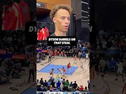 Dyson Daniels Talks Game Winning Steal
